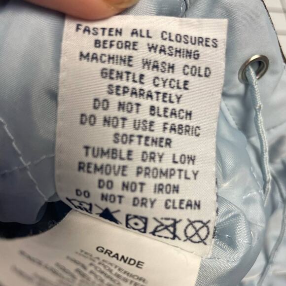 Radiance Free County Womens Large Long Full Zip Hooded Polyester Blend Coat - Picture 8 of 8